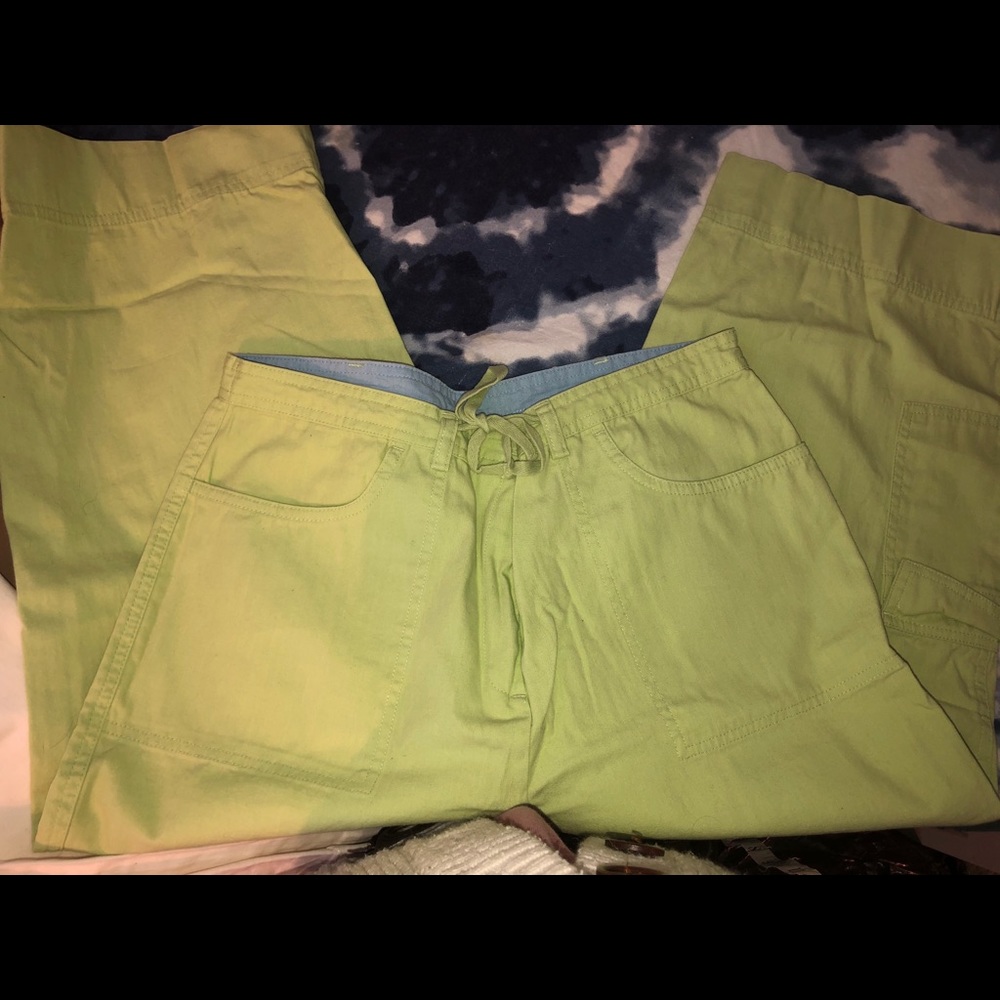 Green clam digger shorts size 12